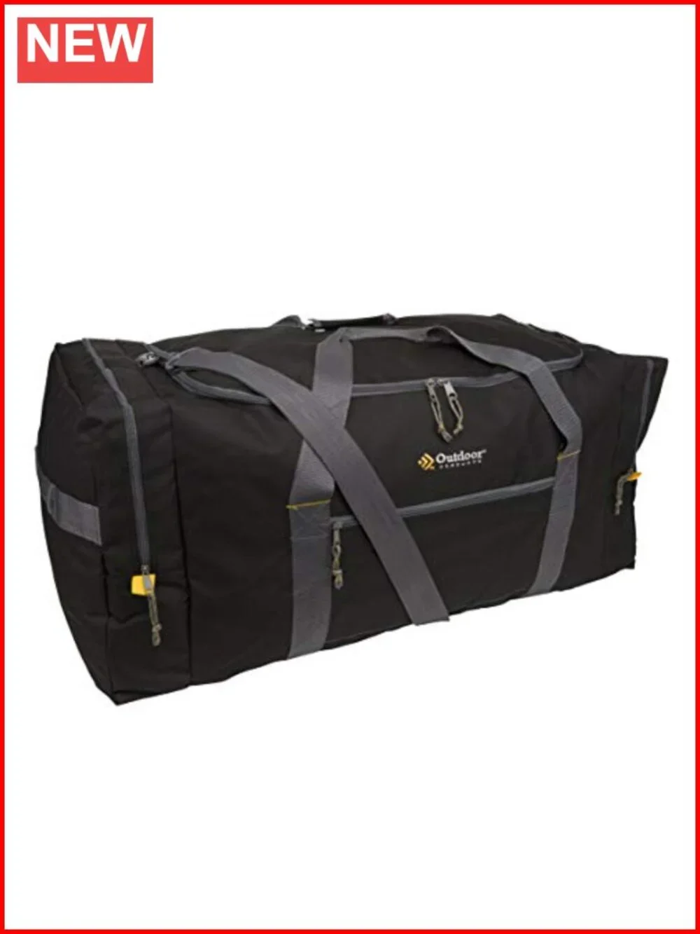 Large Duffel Bag, 110L, Polyester, Travel Gym Camping, Shoulder Strap, Zipper